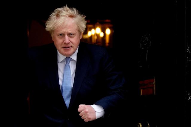 UK’s Johnson urges end to N Ireland deadlock, spars with EU